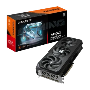GIGABYTE AMD Radeon RX9070XT Gaming OC - 16GB; 256-Bit Memory Bus; 2x HDMI; 2x DisplayPort. Min 850W PSU.