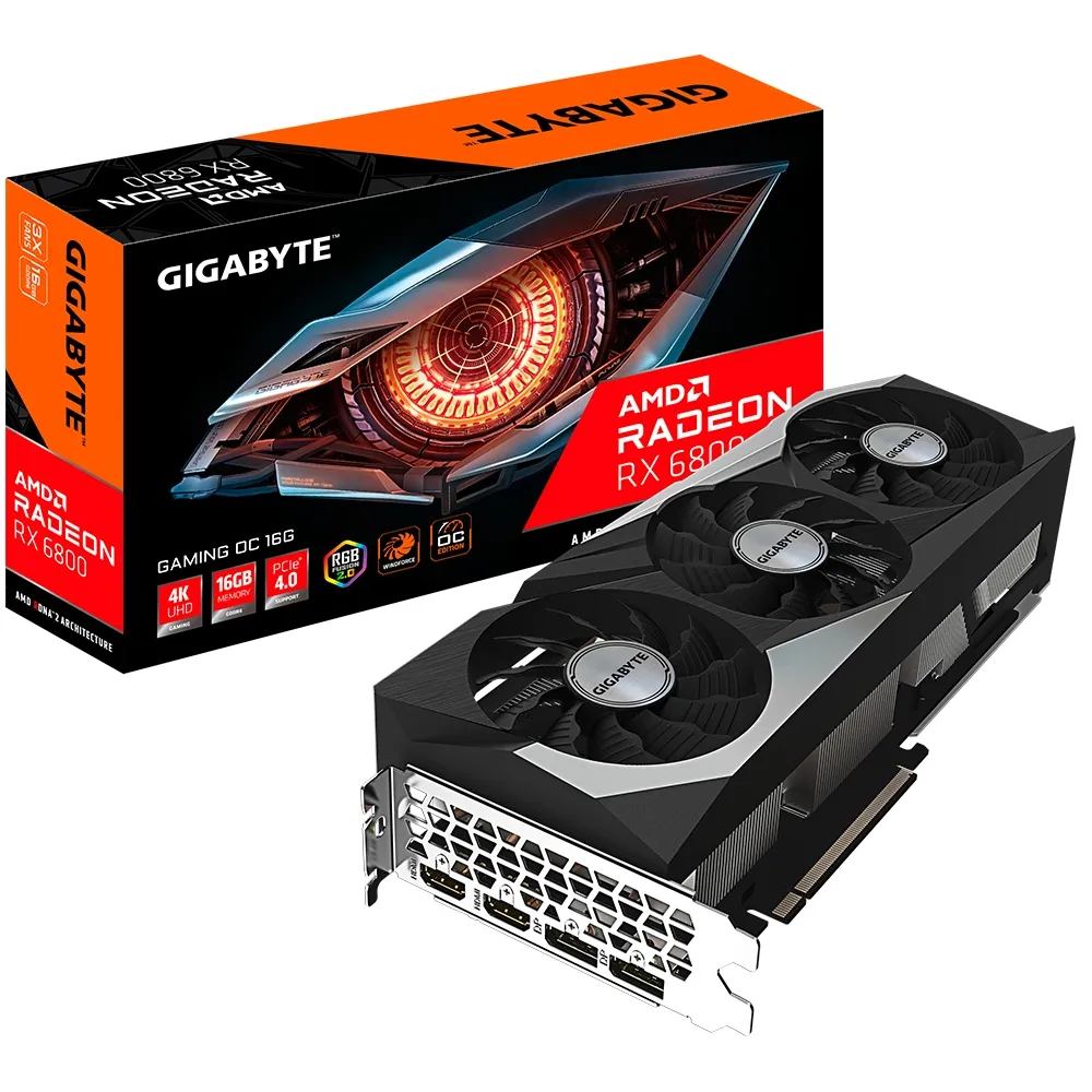 GIGABYTE AMD Radeon 6800 GAMING OC - 16GB GDDR6 1xHDMI/2xDP - Image 5